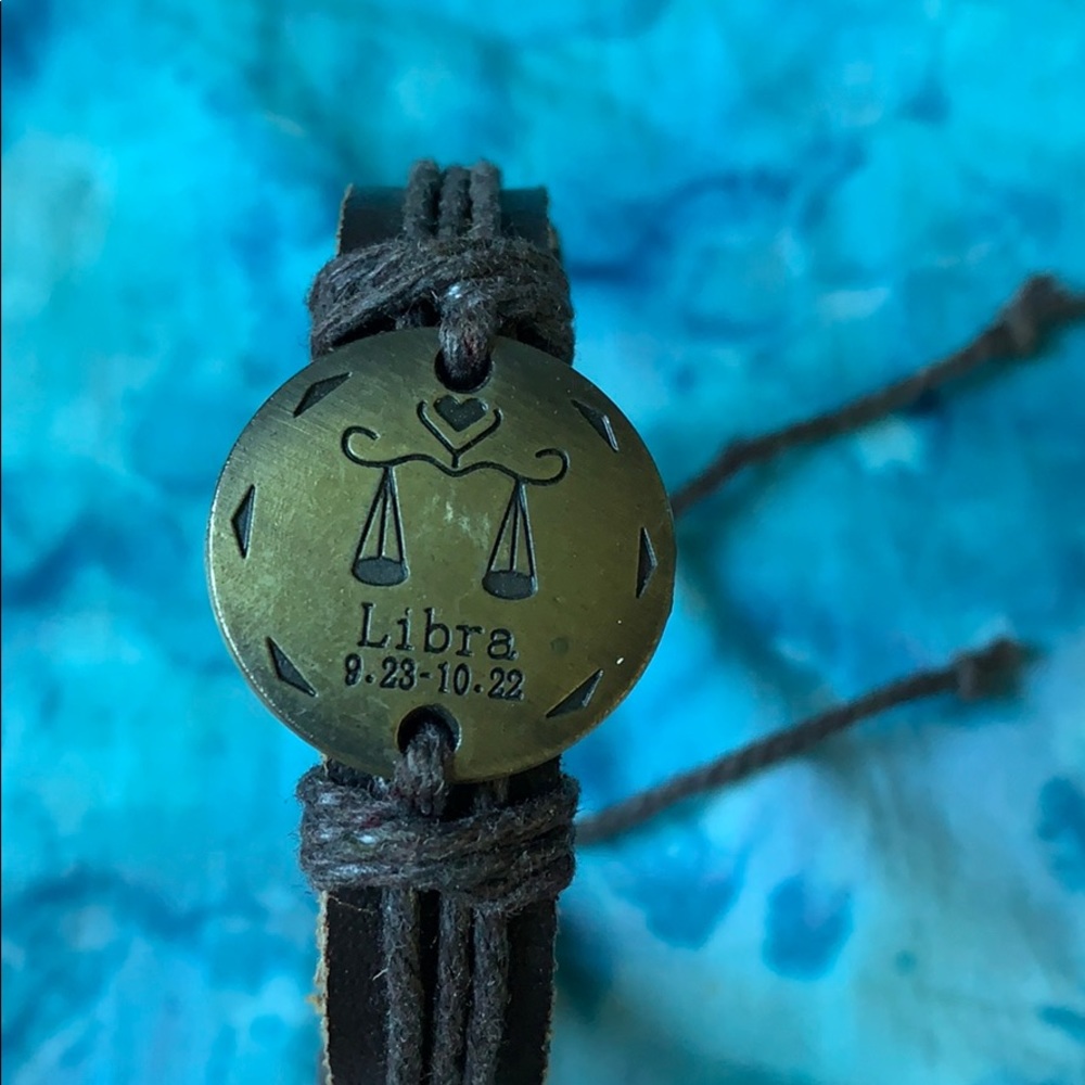 Libra zodiac bracelet